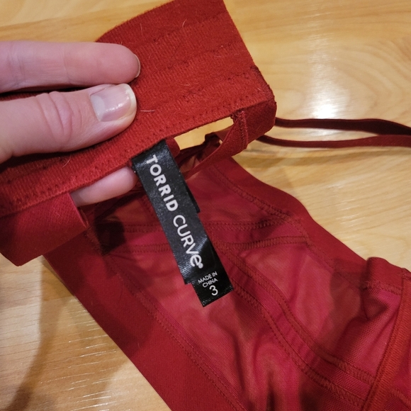 Torrid Longline Overt Strappy Mesh Underwire Bra Size 3 - Picture 10 of 12